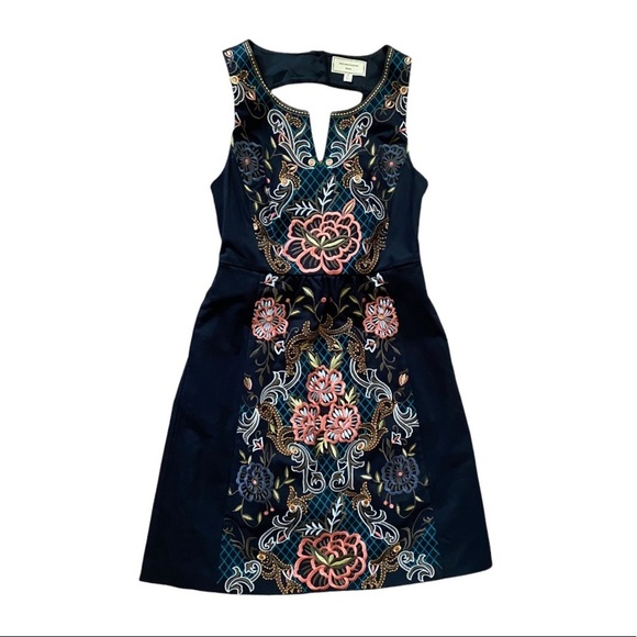 Anthropologie Moulinette Soeurs Perennial Black Floral Embroidered Dress is  available for purchase on au PAY Market - Imported Goods Online Store  Co.Ltd. | au PAY Market - Online Shopping Site